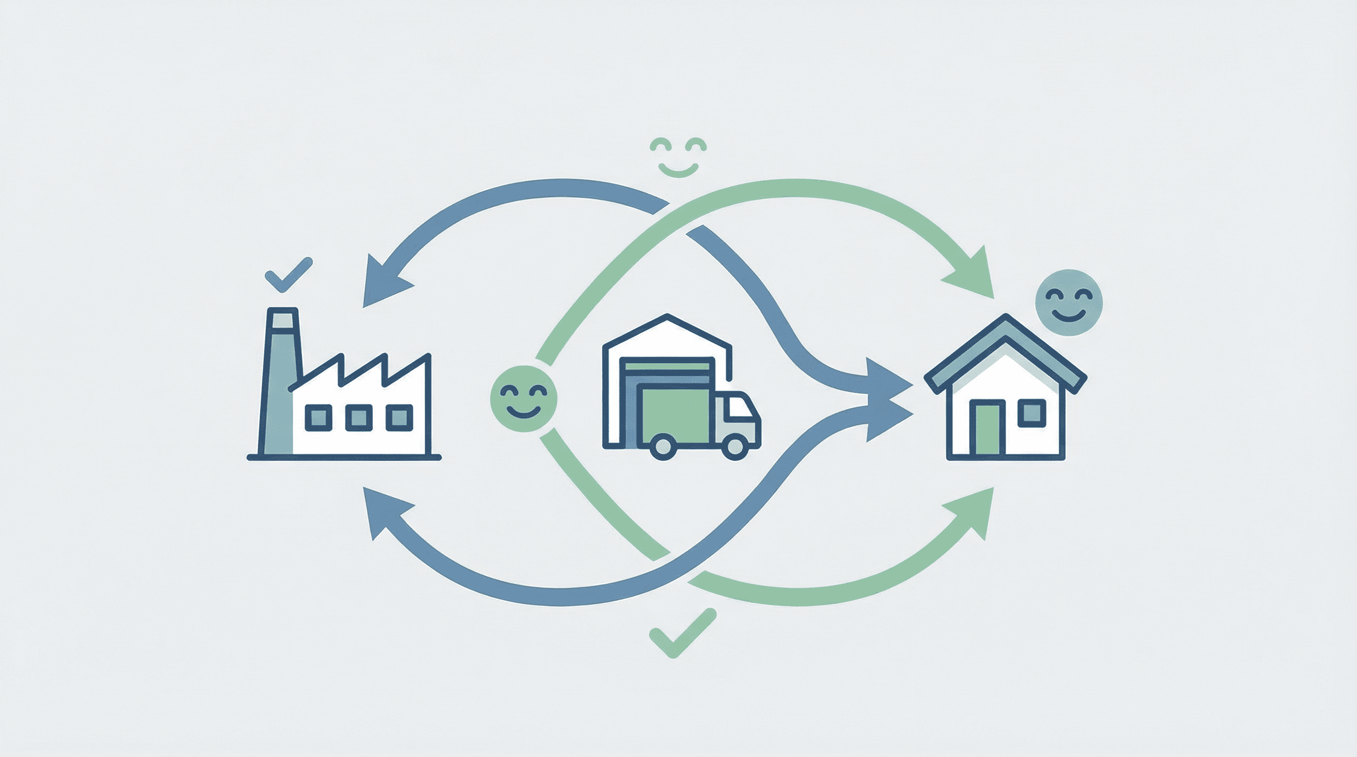 三方よしの図解